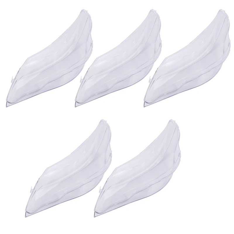 

5X Car Headlight Lens Glass Lampcover Cover Lampshade Bright Shell For BMW E60 E61 525I 530I 545I 550I 2003-2010-Right