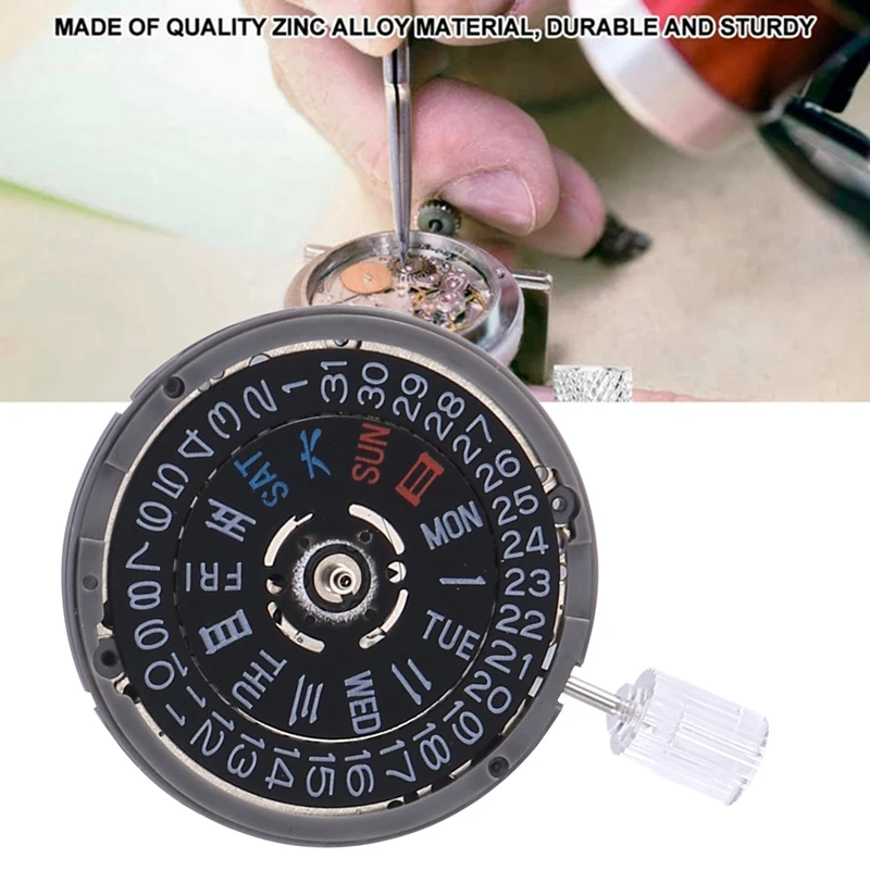 

NH36 Movement Mechanical Watch 3.8 Crown Position Spare Parts Accessories Watch Movement For Diver's MOD Sub 24 Jewels