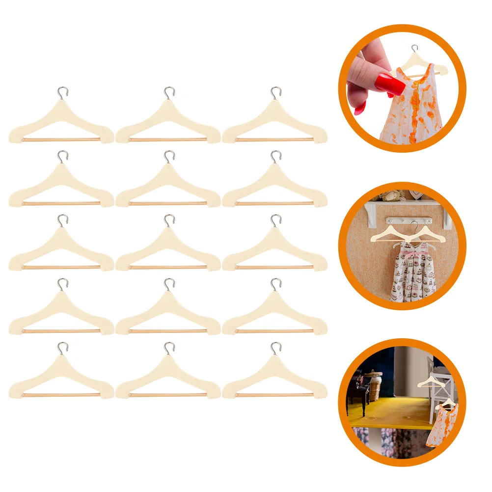 

Baby Clothes Clothing Hangers Mini House Supplies Exquisite Small Rack Simulation