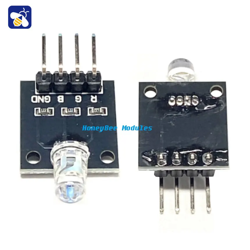 

3-color LED module KY-016 Suitable for 3-color light RGB module Plug-in DIP 37 models kits Accessories