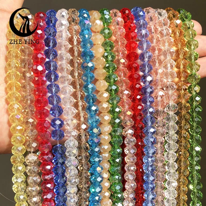 

3mm 4mm 6mm 8mm Austria Faceted Crystal Glass Beads Loose Spacer Round Beads for Jewelry Making DIY Accessories