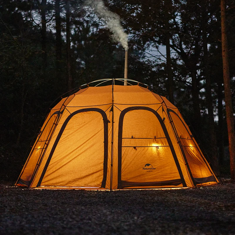 Naturehike MG Fire Tent большая просторная купольная палатка для гостиной приготовления