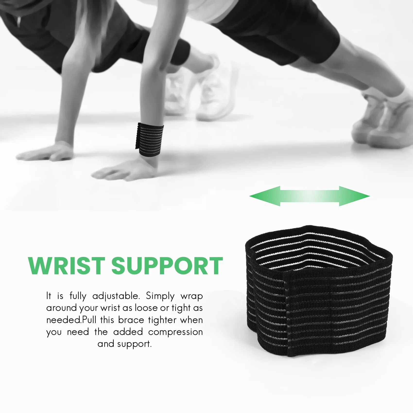 Поддержка запястья для мужчин и женщин. [2 упаковки] тренировок фитнеса тяжелой