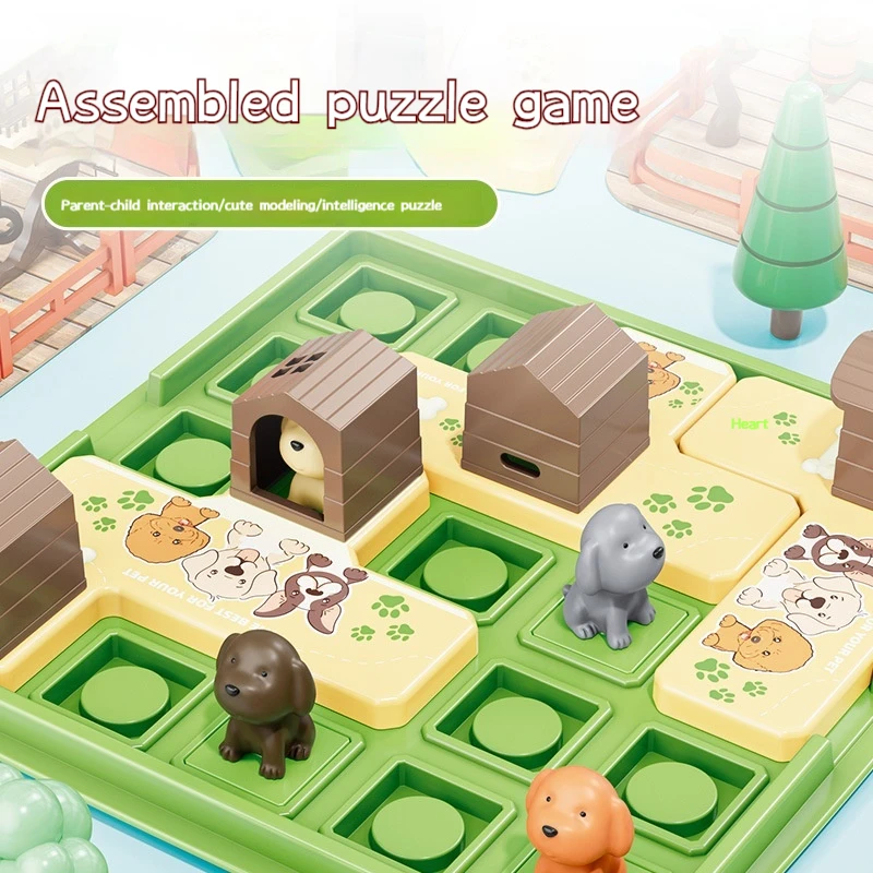 Настольная игра Peekaboo уровня 60 комната для собак головоломка строительные блоки