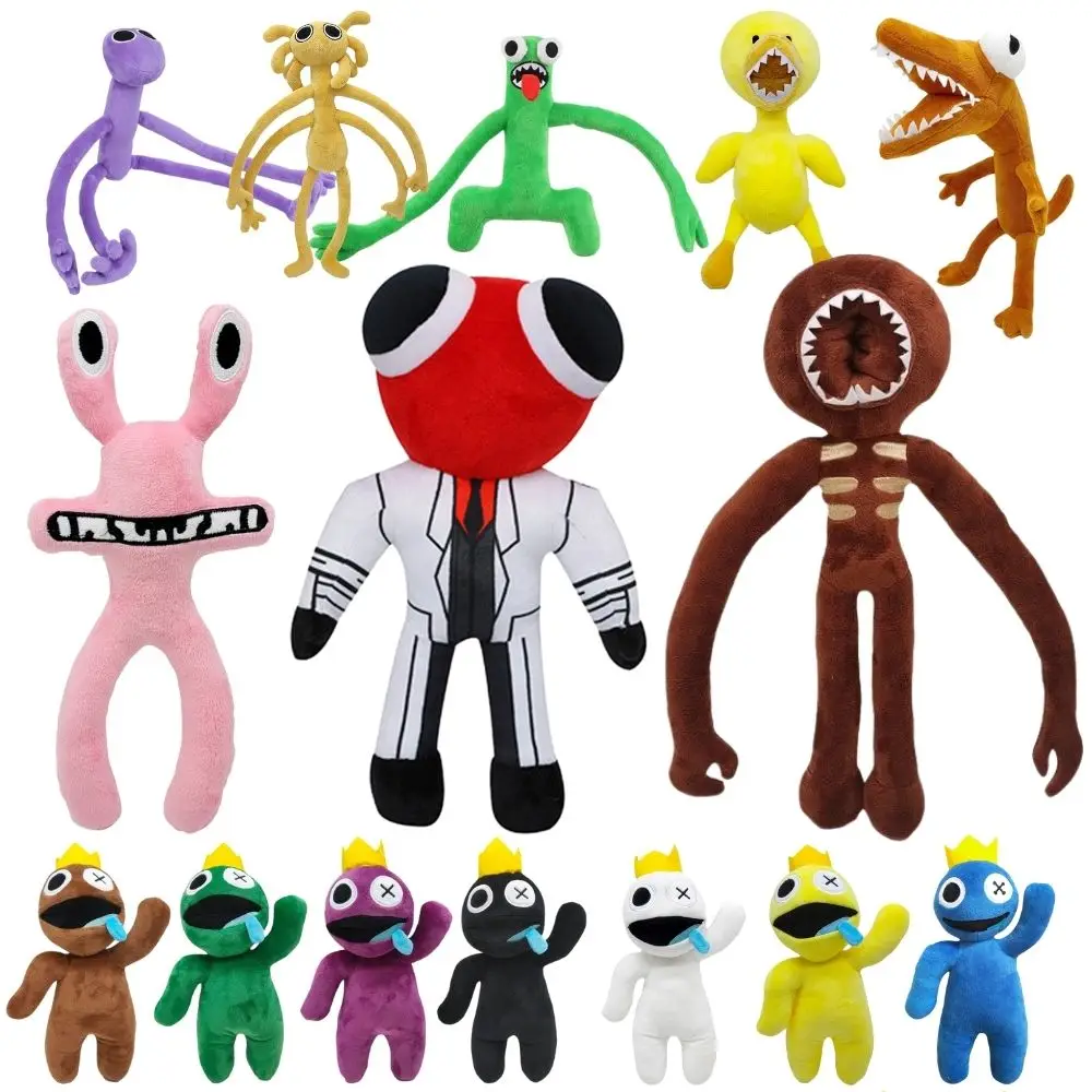 

30cm Ro-blox Rainbow Friends Plush Toy Cartoon Game Character Doll Kawaii Blue Monster Soft Stuffed Animal Toys For Kids Fans