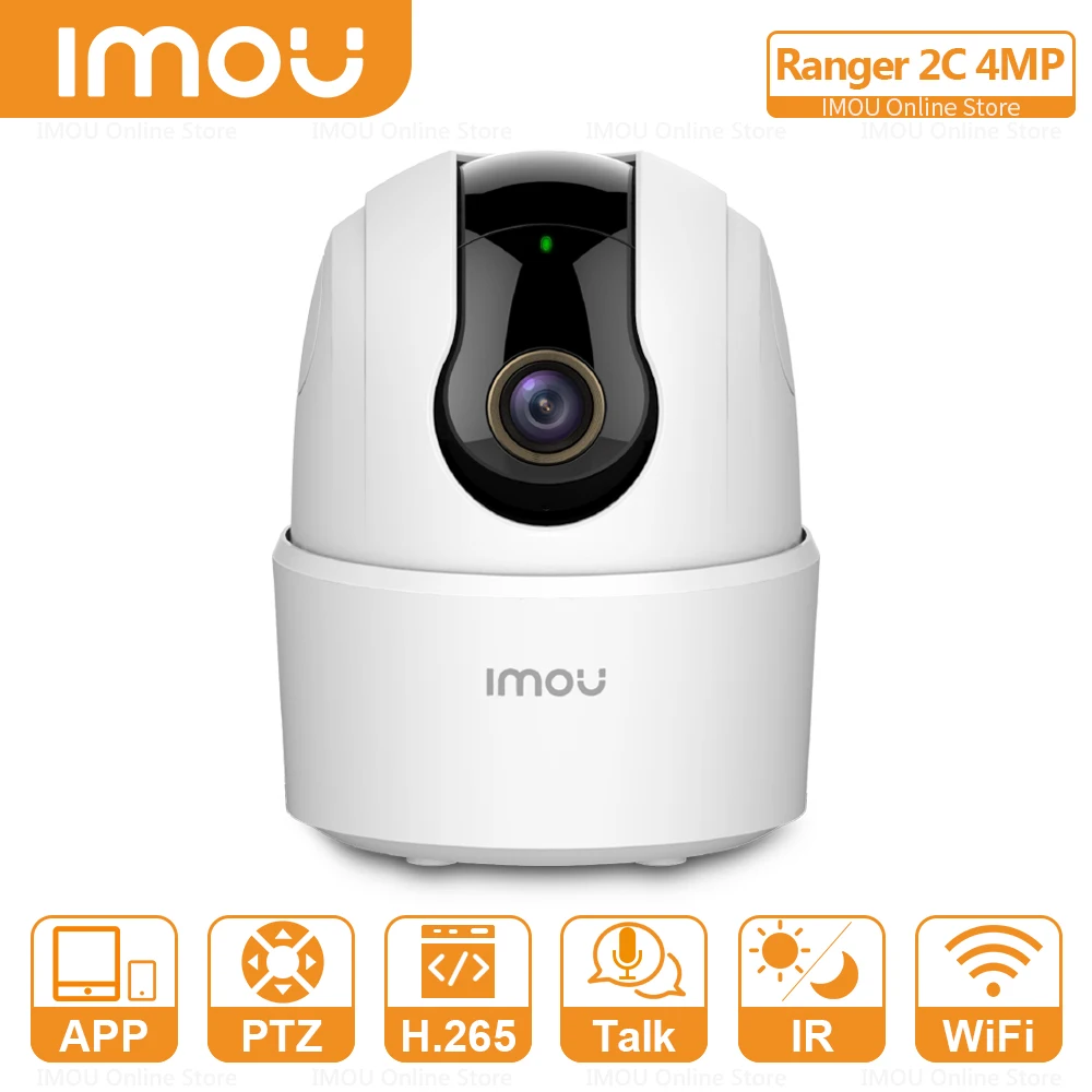 

IMOU 4MP Wi-Fi Camera 360° Coverage Built-in Siren Smart Tracking Privacy Mode Abnormal Sound Alarm TWo-Way Audio Support ONVIF