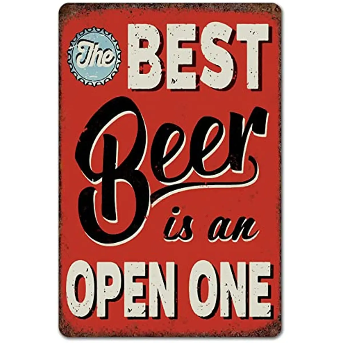 

New Man cave Vintage Metal Sign The Best Is An Open Bar Signs Wall Decor vintage decor posters farmhouse decor home decor