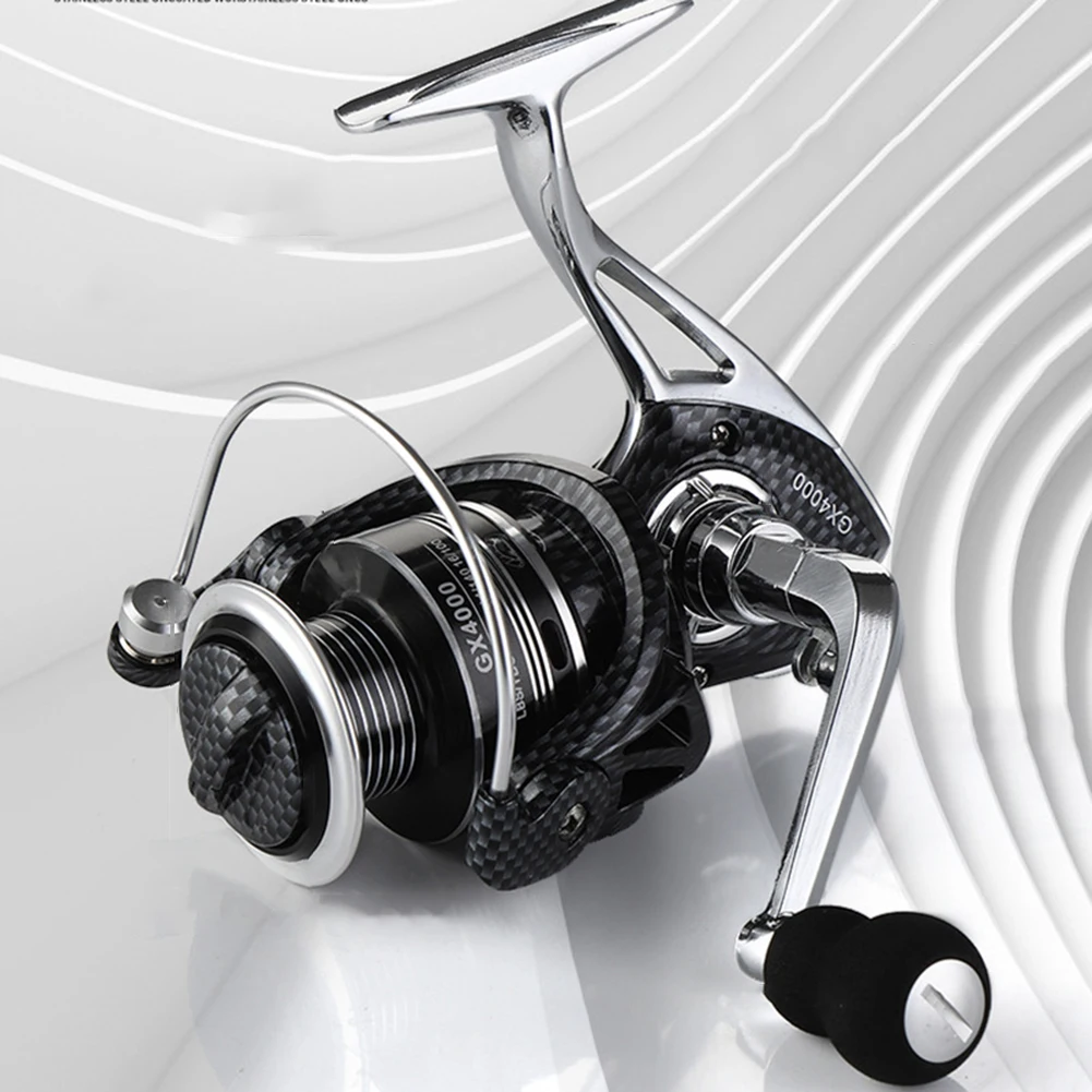 

Fishing Reel GX1000-4000 Spinning Reel 5.0/1 Metal Spool Body Rocker Saltwater Ocean Lake River Fishing Accessories
