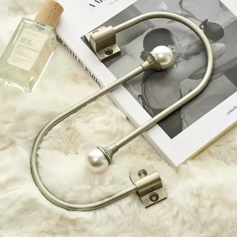 2 пары U-образных складных крючков для штор