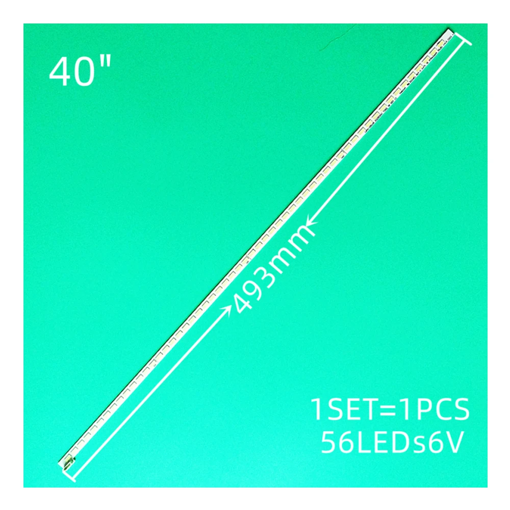 

493mm LED strip for STS400A64 LJ64-03514A 2012SGS40 7030L 56 REV 1.0 High LJ64-03501A STS400A75 40-LEFT,