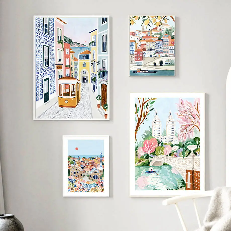 Художественная печать на стене