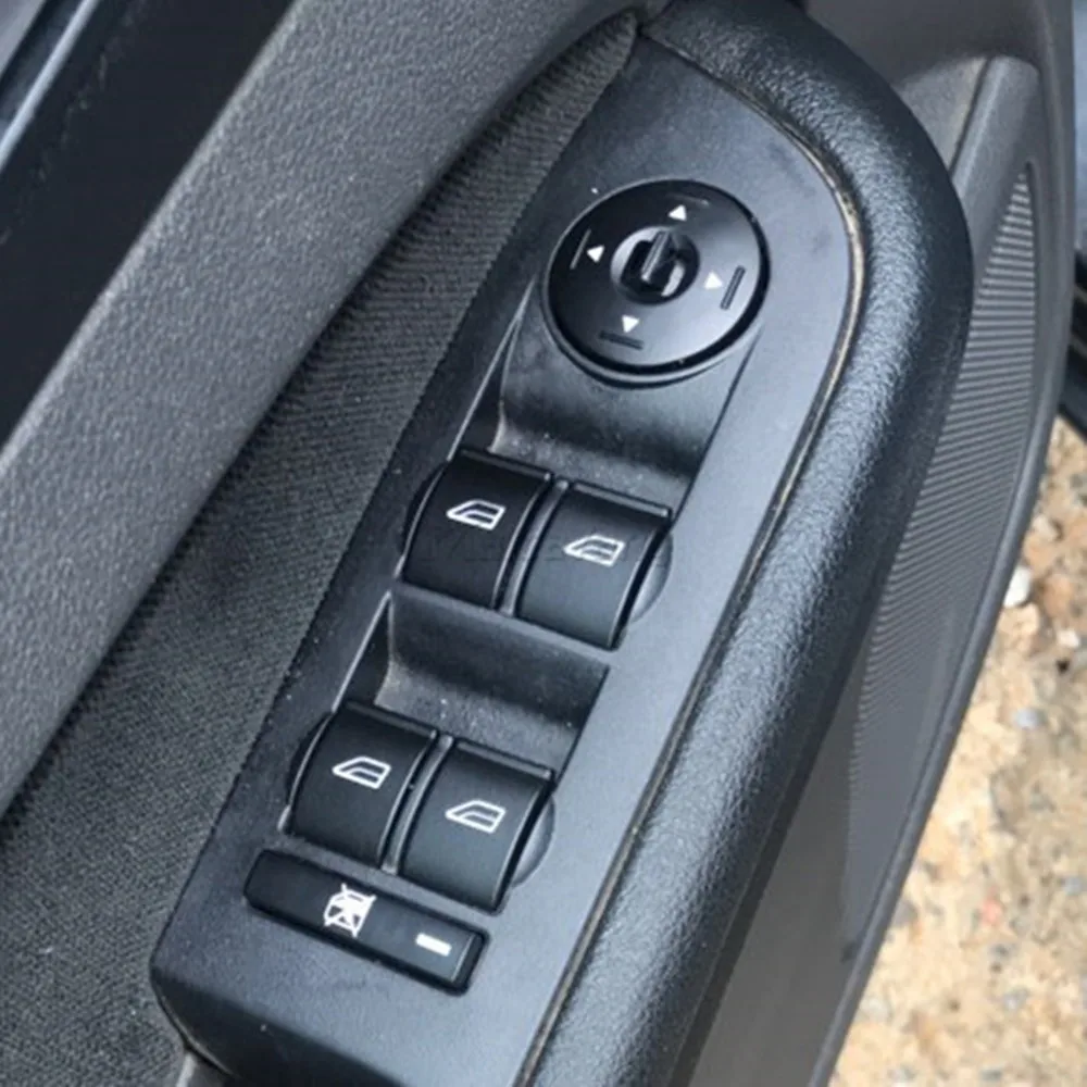 Nowy głównego zasilania Regulator okna elektrycznego przycisk przełącznik podnośnika 3M5T-14A132-AG pasuje do Ford Focus MK2 C-Max akcesoria samochodowe