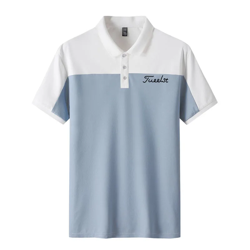 Мужская футболка для гольфа американского бренда 2022 одежда работы летняя