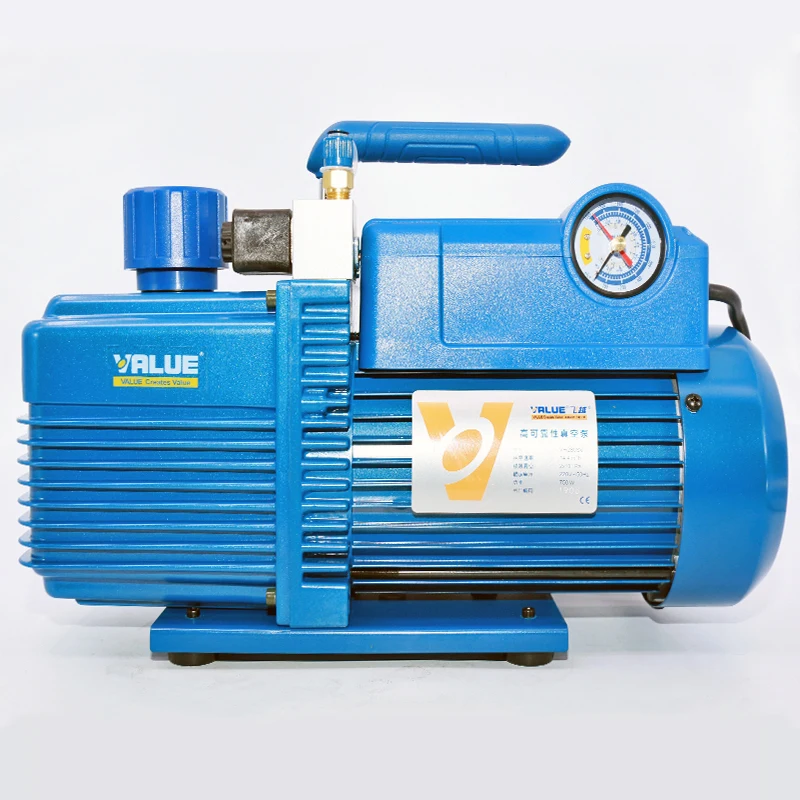 

220V 750W V-I280SV Bipolar Refrigerant Vacuum Pump 14.4M3 /H Screen Bonding Dual Stage Vacuum Pump For New Refrigerant