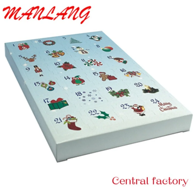 24 дня пустая игрушка на заказ рождественский подарок подарочный бумажный