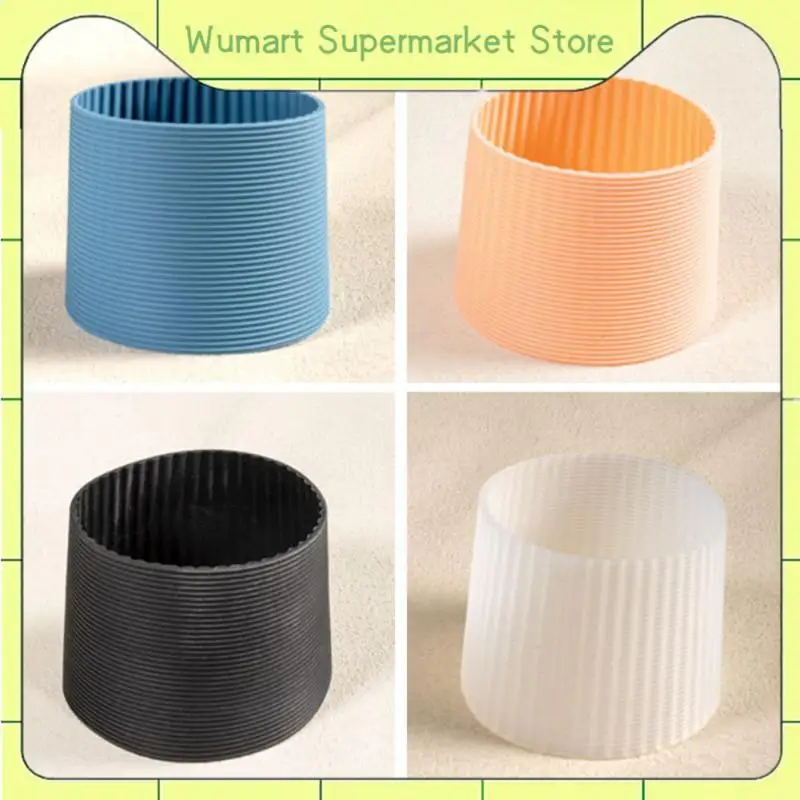 

Anti-scald Bottle Sleeves Cone Shaped Nonslip Mug Sleeve Cup Bottom Cover Wear Resistant Nonslip Sleeve Protector Cover Durable