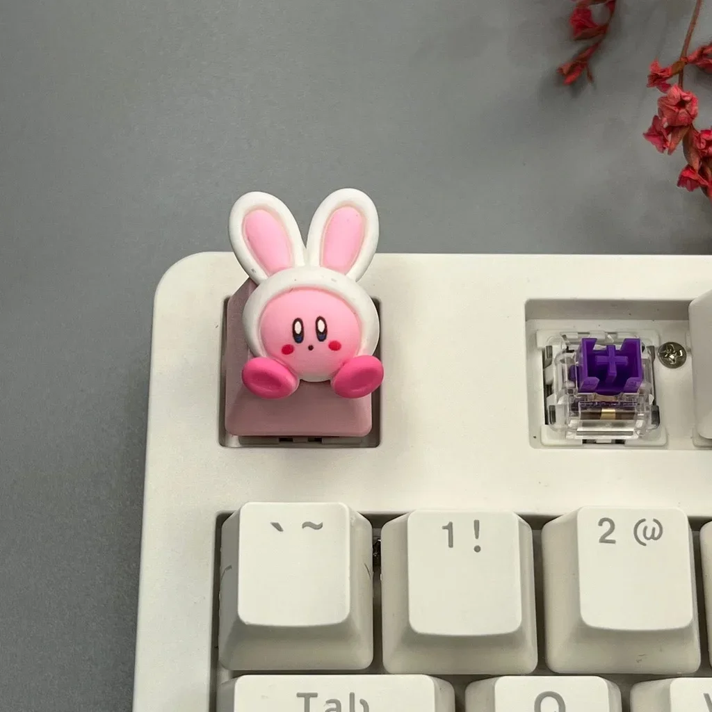 Милая игровая механическая клавиатура Kirby R4 ESC с перекрестной осью мультяшная