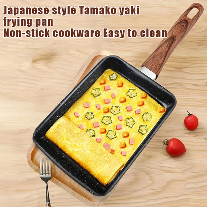 Сковорода в японском стиле Тамако прямоугольная сковорода для блинов стейков