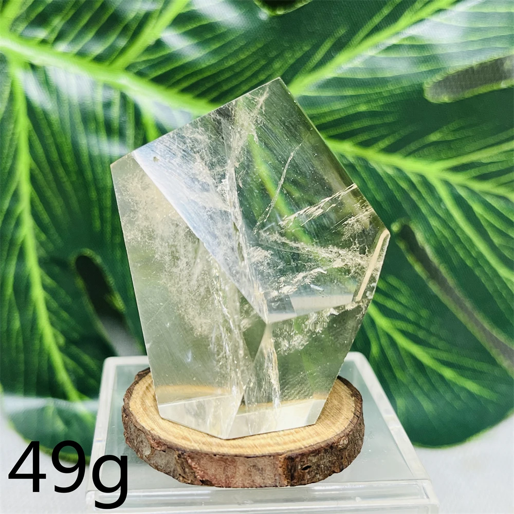 Натуральный драгоценный камень прозрачный кристалл свободная форма ручная