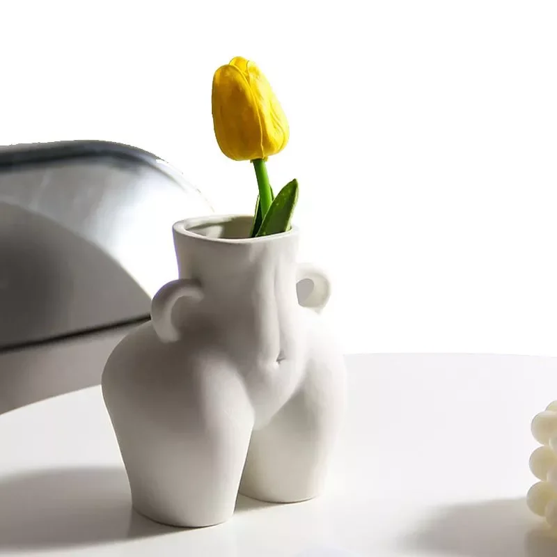 

Creative Body Butt Vase Handicraft Furnishings Home Decoration Flower Arrangement Ornaments Scandinavian Style Table Centerpiece