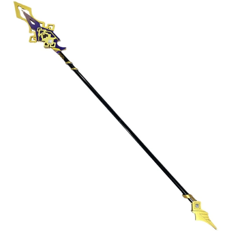 

Game Genshin Impact Cosplay Props Zhongli/zhong Li Vortex Vanquisher Spear Weapon Halloween Carnival Custom Hand Made Prop