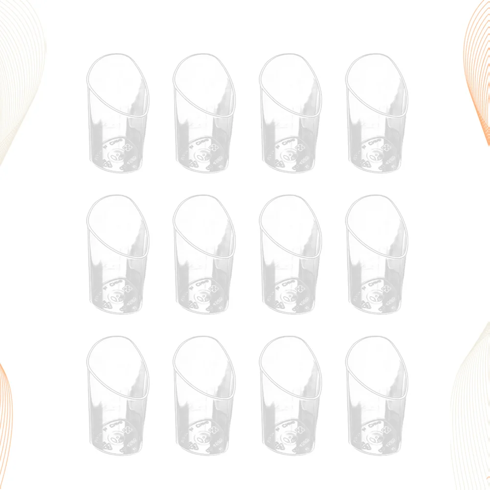

25 Pcs Plastic Glasses Disposable Ice Cream Bucket Disposable Food Containers