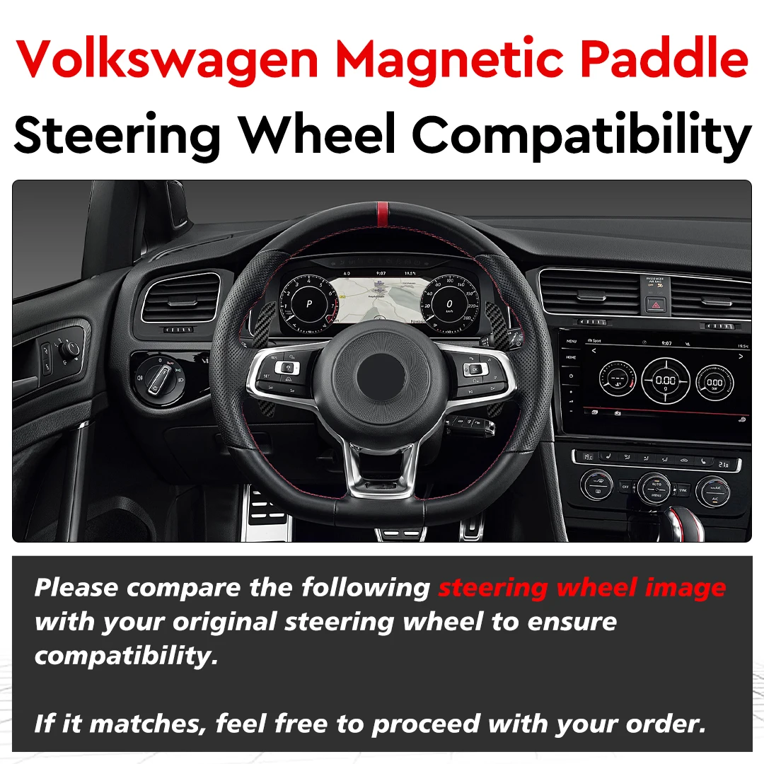 100% настоящие магнитные переключатели из углеродного волокна для Volkswagen VW Golf MK7 MK7.5