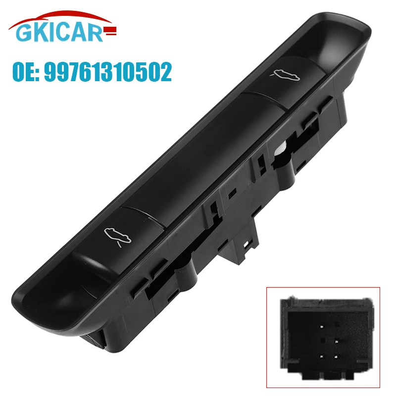 

99761310502 4-контактный переключатель блокировки багажника автомобиля, кнопка открывания капота багажника 99761310502 A05 для Porsche 911 987 997 Boxster Cayman