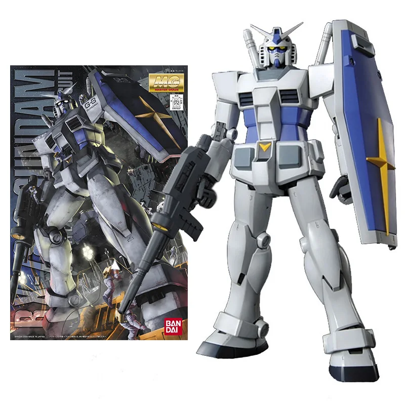 

Bandai Genuine Gundam Model Kit Anime Figure MG 1/100 G3 RX-78-3 Ver 2.0 Collection Gunpla Anime Action Figure Toys for Children