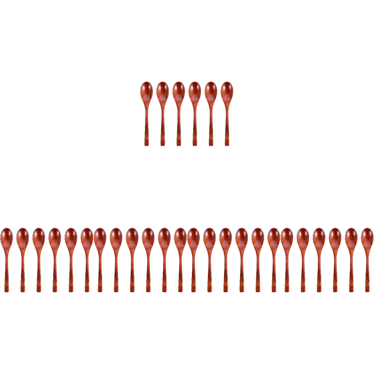 

30 шт., деревянные ложки для супа