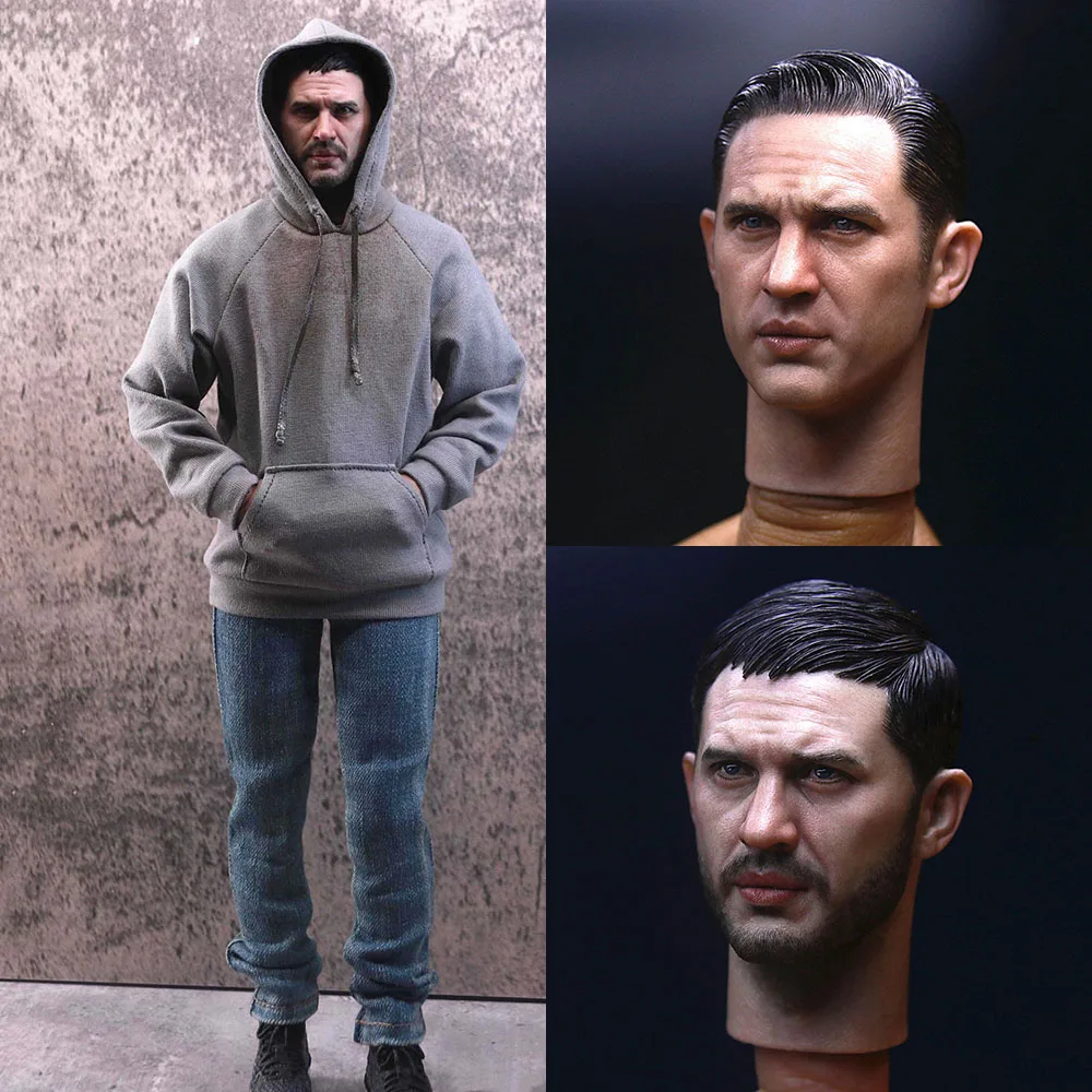 

1/6 Men Soldier Tom Hardy Head Sculpture Classic Comics Superpower Tough Guy For 12 Inches Action Figure Body Tm006/Tm007