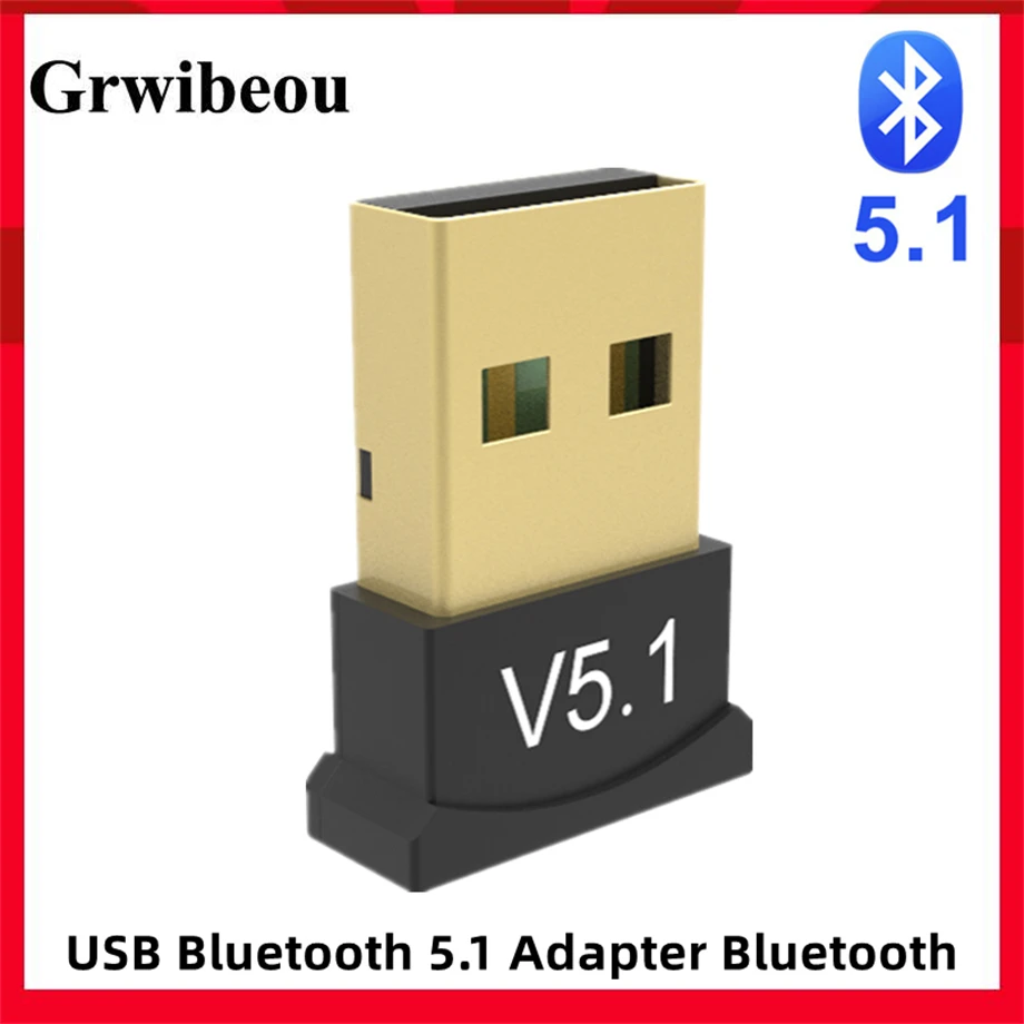 5.0 USB Bluetooth Adapter for PC 5.0 Bluetooth Dongle 5.1 Bluetooth Module Key for Computer BT Aptx Receptor Audio Transmitter
