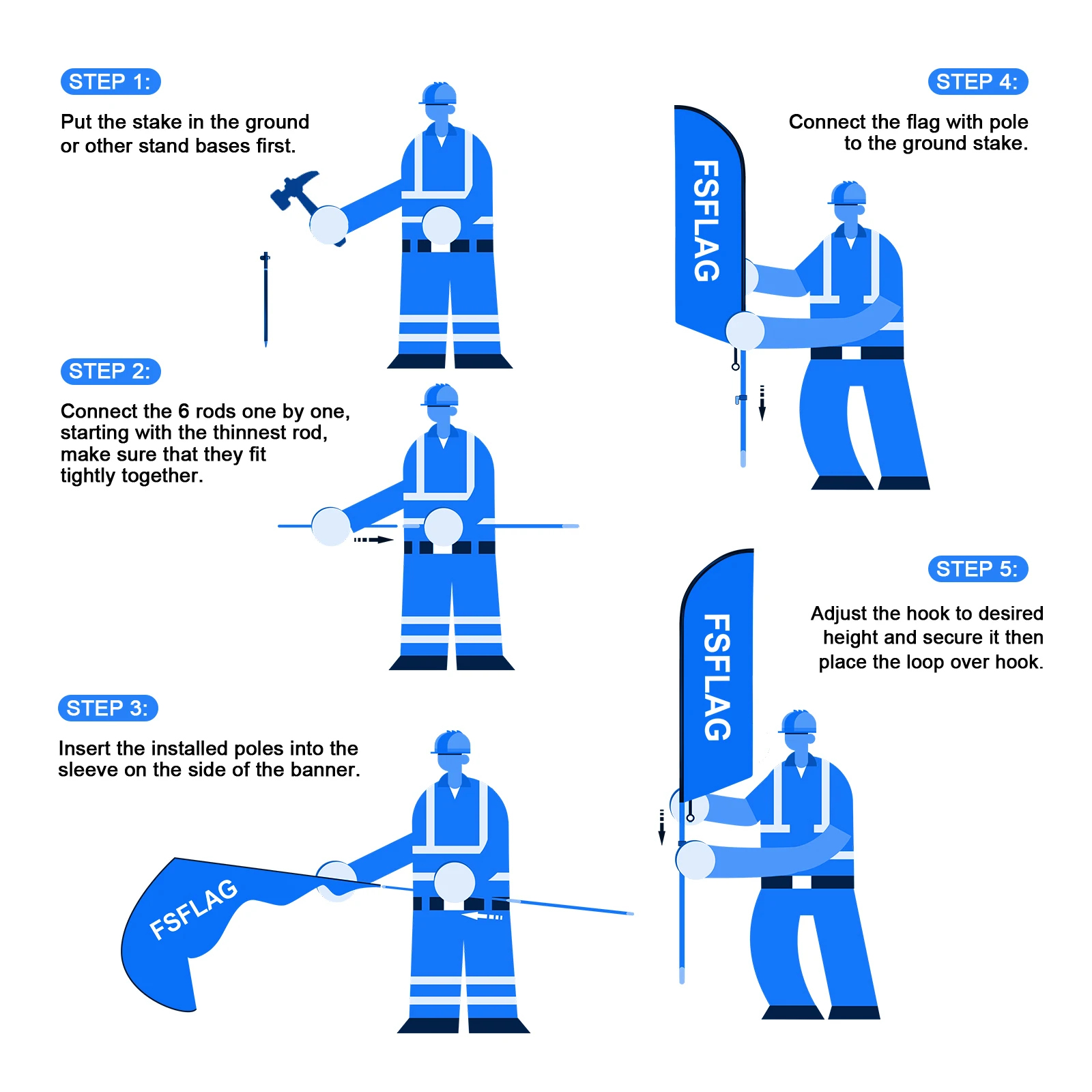 FSFLAG 1 шт. 280 см флаг с перьями Добро пожаловать флагштоком рекламное уличное