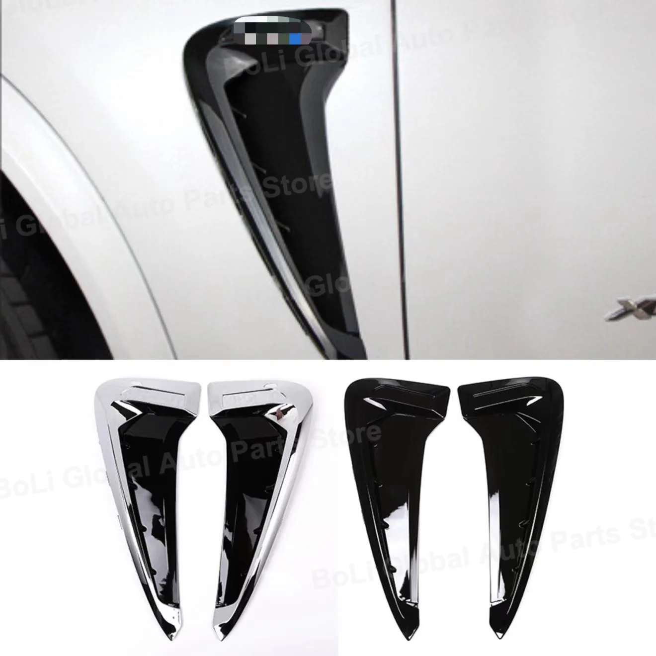 2 шт. для BMW X5 M F15 F85 2014-2019 переднее боковое крыло воздушная направляющая