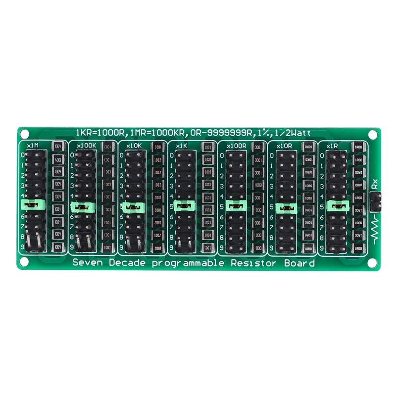 

Программируемый SMD резистор, 7 децидентов, 1R-9999999R, Стыковая точность, 1R 1%, 200 в