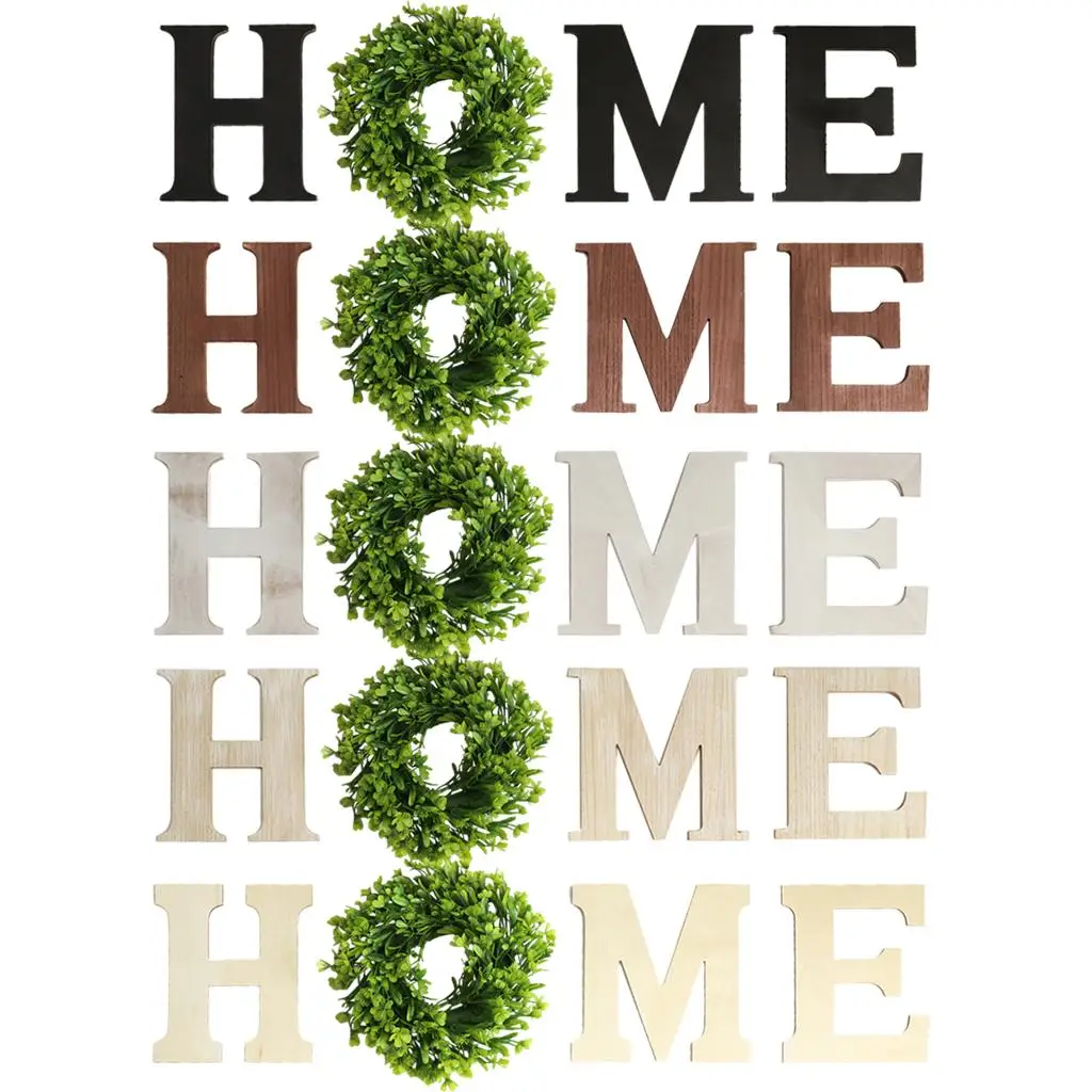 

Wooden Words Letters Sign Plaque Living Room Decorative gift