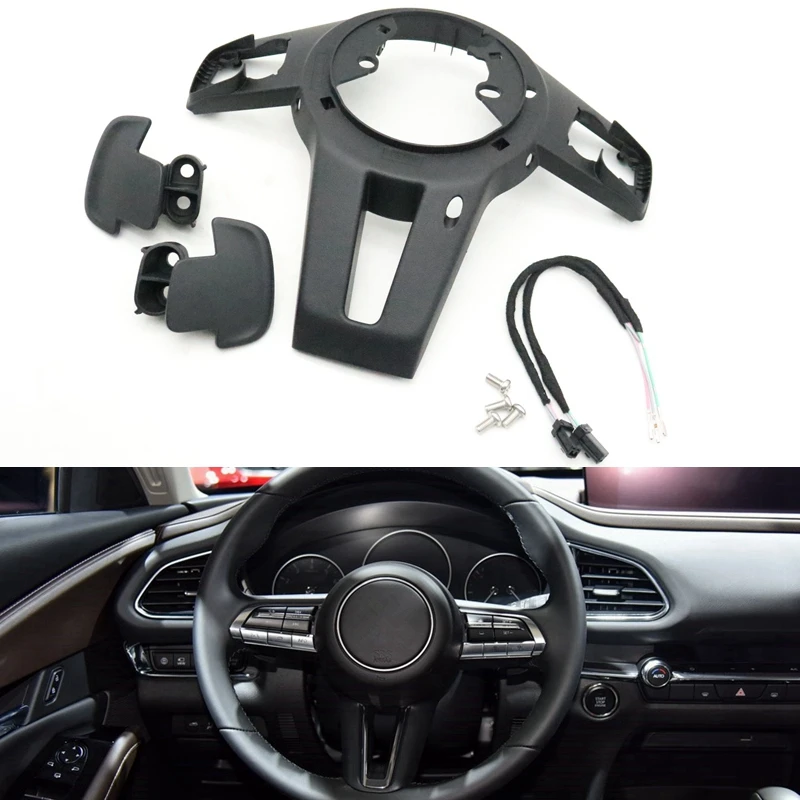 

Car Steering Wheel Shifter Paddle Activation Kit For Mazda 3 Alexa CX30 CX-30 2020 Steering Wheel MFSW Paddle Shift