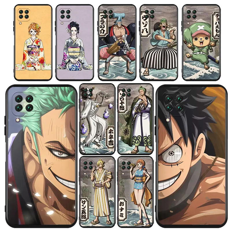 

One Piece Anime Art For Huawei Nova 2i 3 3i 5T 6 7 7i 8 8i 9 PRO Mate 10 20 40 Lite Pro Black luxury Silicone Soft Phone Case