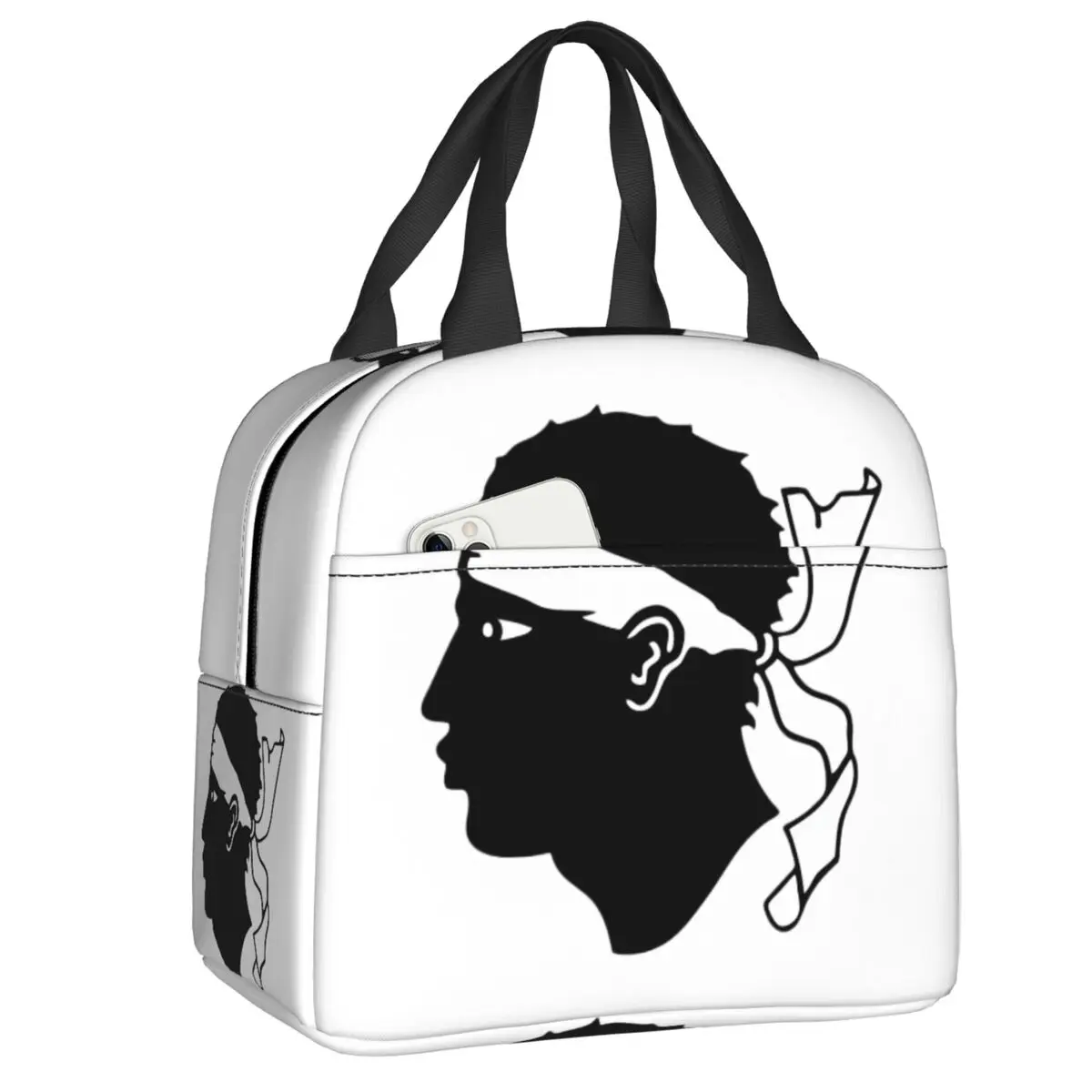 

Изолированная обеденная сумка Sardegna Mori для кемпинга флаг Сардинии водонепроницаемый термальный бэнто-бокс для женщин и детей пищевые пакеты