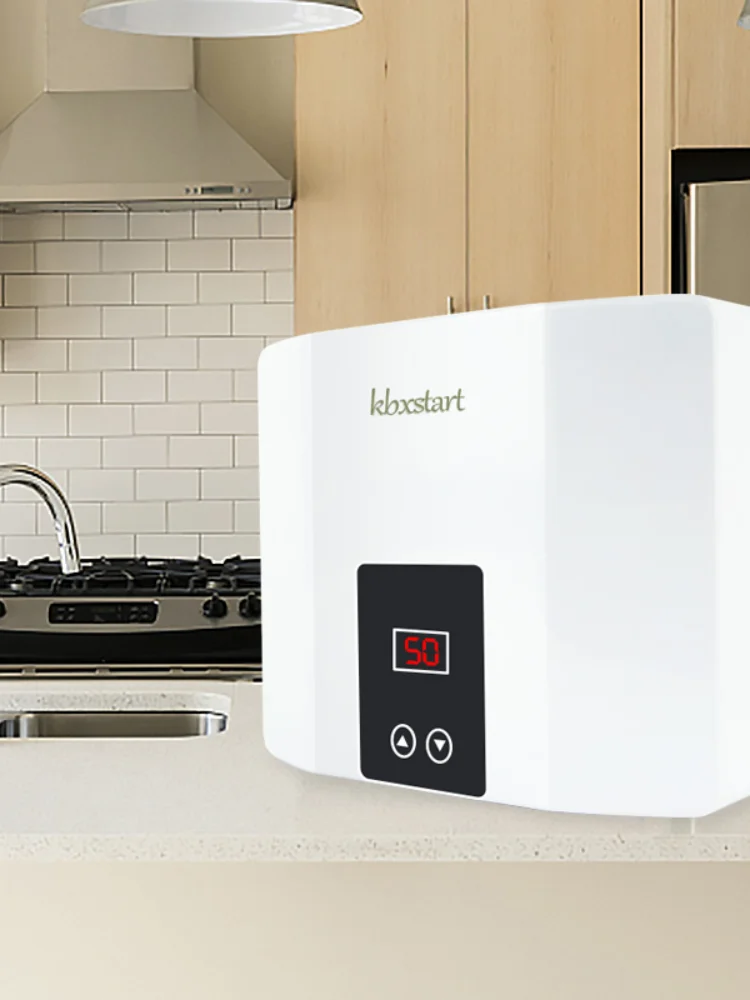 Мгновенный безрезервуарный электрический водонагреватель настенный термостат