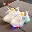 Кроссовки Детские светящиеся, повседневная спортивная обувь, дышащие, для детей, размеры 21-30