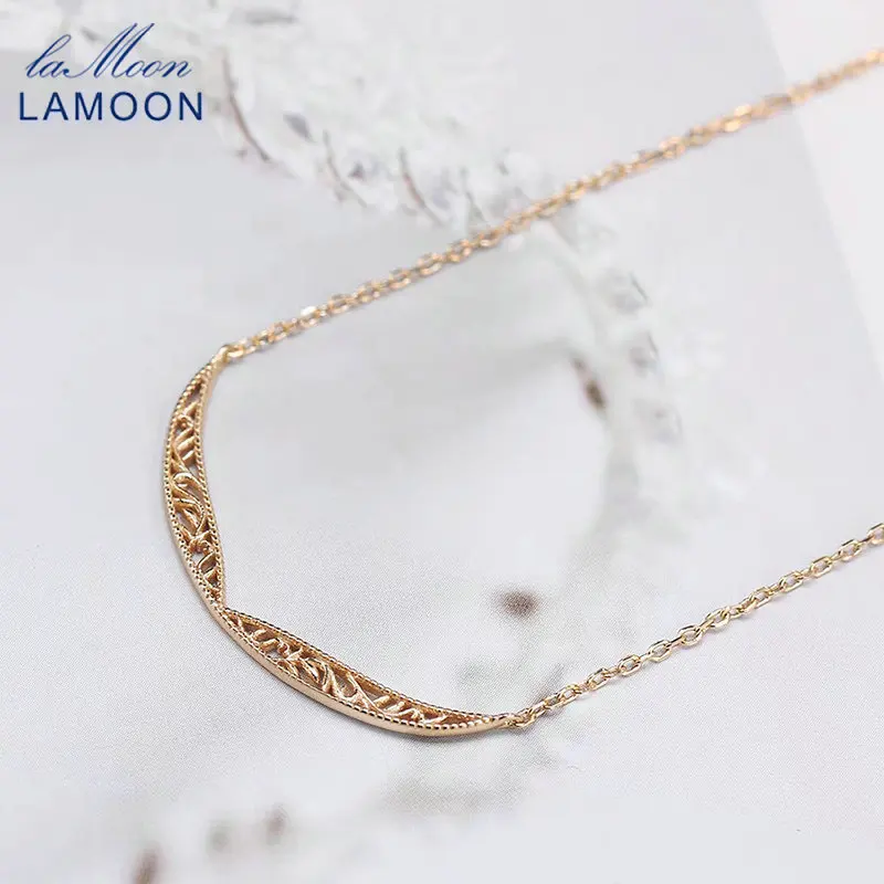 

GULUCA 925 Sterling Silver Chain Vintage Delicacy Hollow Wing Pendant Necklace Gold Plated Jewelry Accessories Birthday Gift