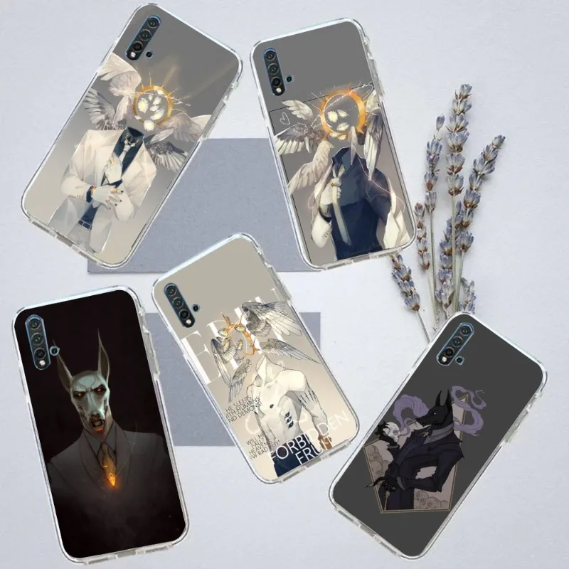 

Fashion Trend Phone Case For Huawei P50 P40 P30 Pro Mate 40 30 Pro Nova 8 8i Y7P Honor Transparent Phone Cover