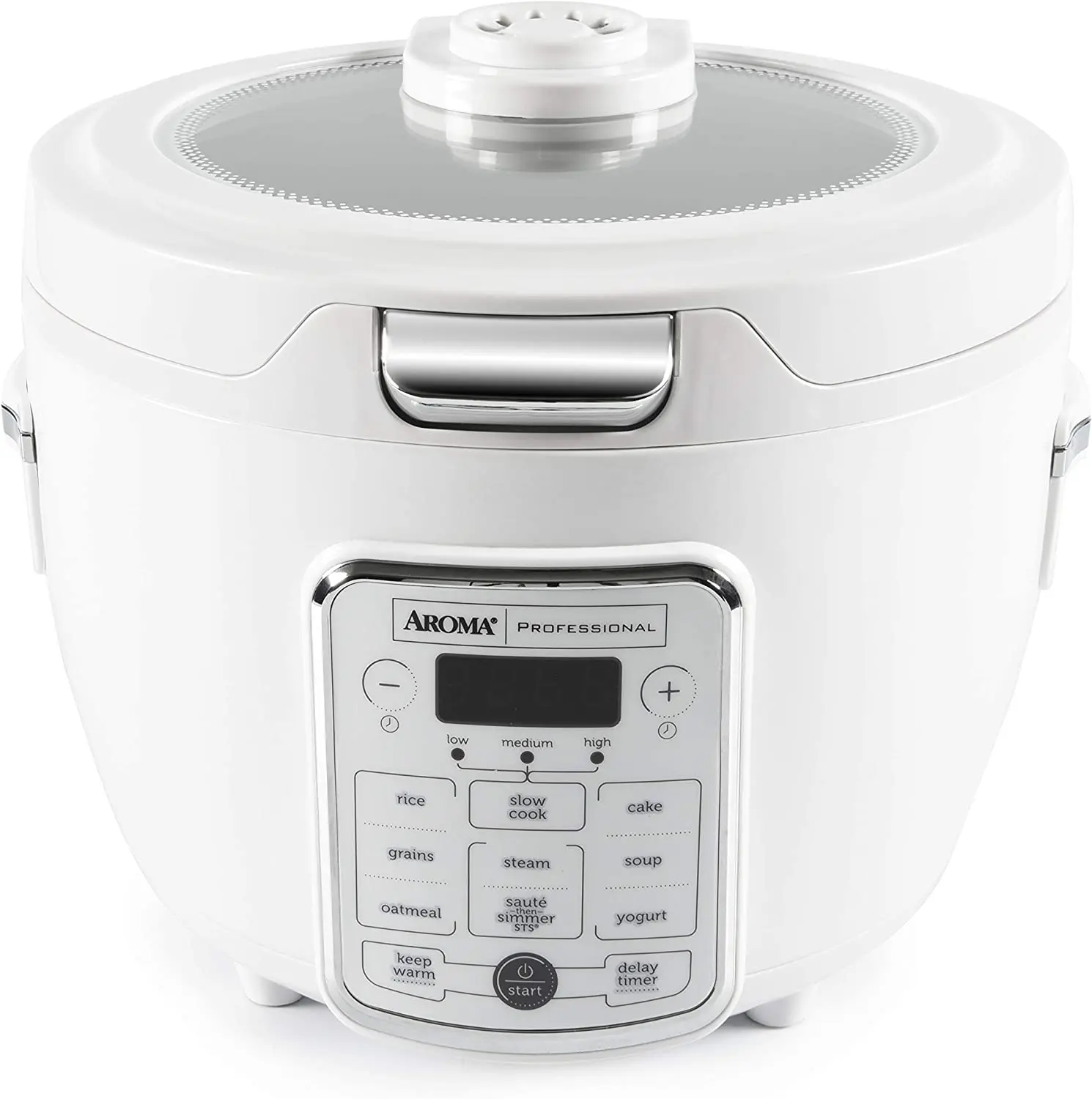 

Housewares Professional 20-Cup(cooked) / 4Qt. Digital Rice Cooker/Multicooker Automatic Keep Warm and Sauté-then-Simmer Functio