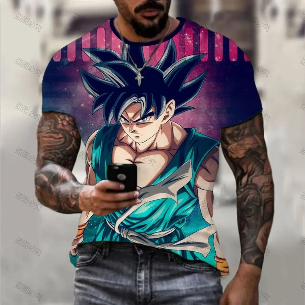 

2022 Summer New Anime Print T-shirts Short Sleeve Stranger Things Party Y2k Hip Hop Harajuku Leisure Men's Clothing Crew Neck