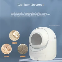 automatic cat litter box self cleaning tray cats toilet box smart fully enclosed cat litter box extra large pet products meubles