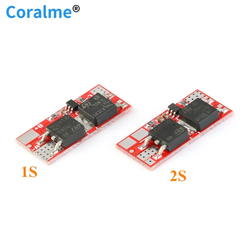 

10A 1S 2S 4.2V PCB PCM BMS Charger Charging Module 18650 Li-ion Lipo 1S 2S BMS Lithium Battery Protection Circuit Board