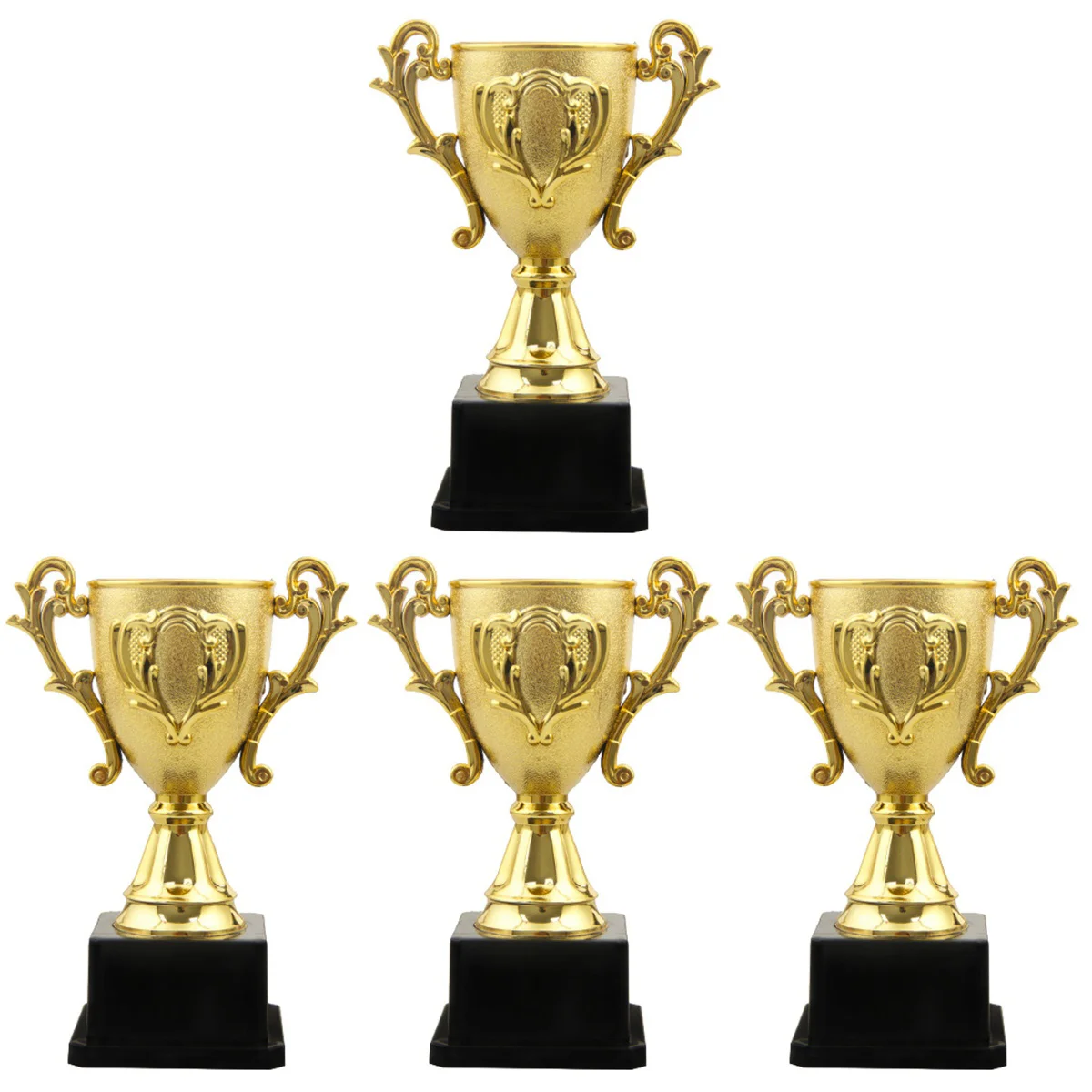 

8 Pcs Reward Plastic Cups Kids Prize Trophies Prize Cups Models (Golden)