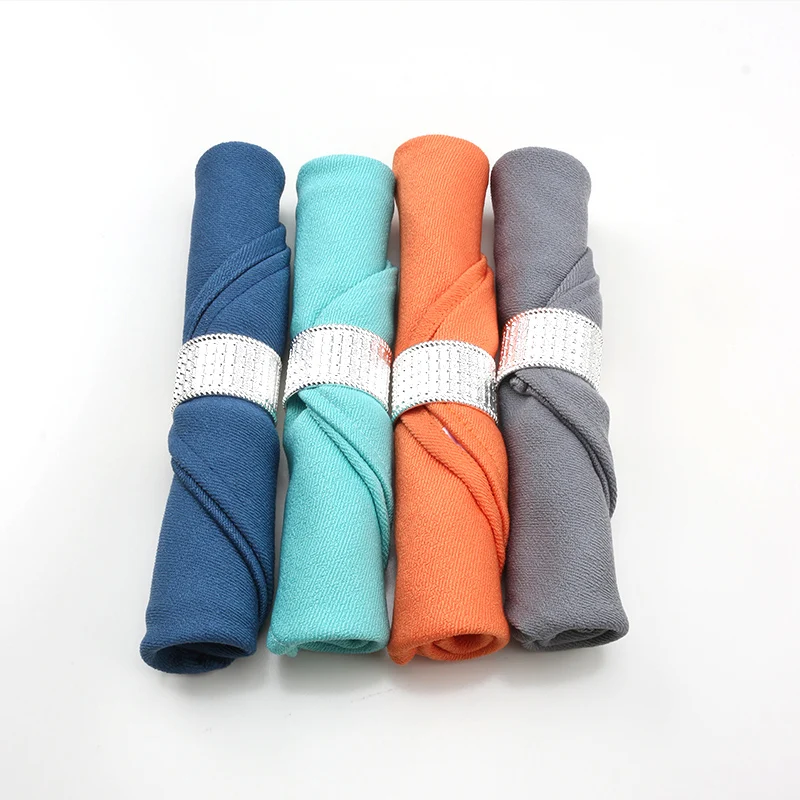 Heting Home однотонная ткань для салфеток в стиле вестерн салфетка протирания чашек