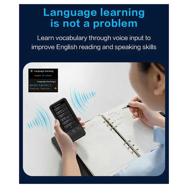 Новый автономный голосовой переводчик T18 интеллектуальный 138 языков Wi-Fi в